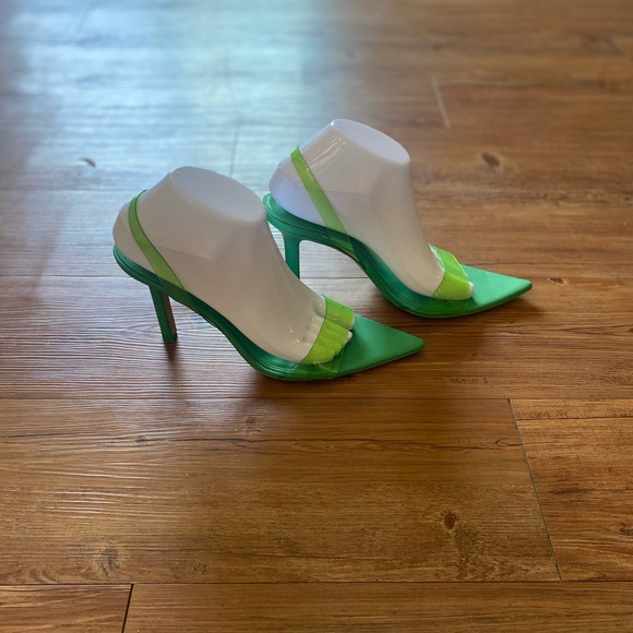 Zara PVC Strap Heels - Picture 2 of 4